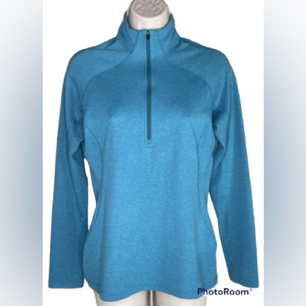 Patagonia Women's Capilene 3 Midweight Zip Neck Teal Crew Top X Small